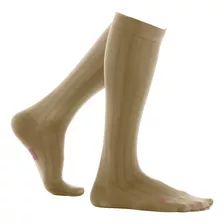 Meia Compressiva 20-30 Panturrilha For Men Khaki Medi