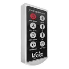 Novo Controle Remoto Ventex Slim Iv 10m Ventilador De Teto