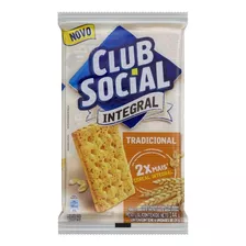 Biscoito Club Social Integral Tradicional Pacote 144g