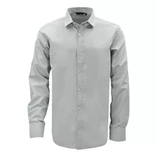 Camisa Social Masculina Manga Longa Slim Sem Bolso Premium