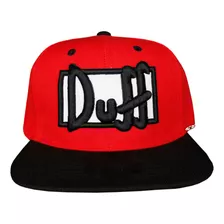 Gorra Duff Beer Homero Simpson Plana Bordada Ajustable Duff