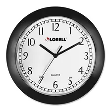 Lorell Reloj De Pared Con Numeros Arabigos 9 Pulgadas Esfer