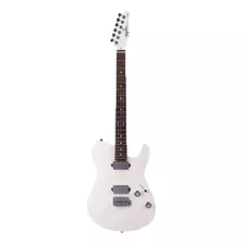 Guitarra Elétrica Tagima Signature Grace 70 De Cedro White Sparkle Com Diapasão De Pau Ferro