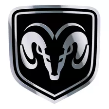 Emblema De Aço Inox 304 Logo Dodge Ram 1500 2500 3500 