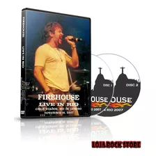 Dvd Duplo - Firehouse Live In Rio 2007