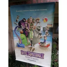 Banner Cine Afiche Hotel Transylvania 3 Personajes