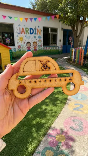 Souvenir Regla Personalizada Mdf Egresado Colegio Jardin X10