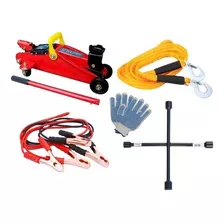 Kit Rescate 5 En 1- Cable Piente Crique Llave Slinga Guantes