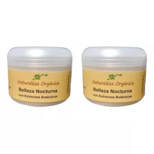 Set 2 Cremas Facial Noche Almendras Jojoba Karite Avena 