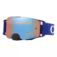 Óculos Moto Trilha Oakley Front Line Azul Lente Espelhada