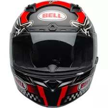Capacete Bell Qualifier Dlx Mips Isle Of Man Red Black White