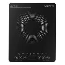 Cooktop Indução Acki01i-01 Preto 1 Boca 1200w Agratto 127v