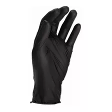 Guantes Descartables Antideslizantes Protex Examen Protexión Color Negro Talle L De Nitrilo X 100 Unidades