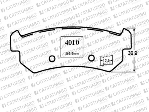 Pastillas Freno Traseras Chevrolet Optra 1.6 2004 2010 Foto 2
