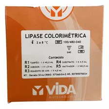 Reagente Lipase Colorimétrica 120ml Para Laboratório