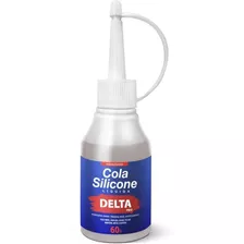 Cola Para Artesanato Silicone Liquida 60g Delta Pro