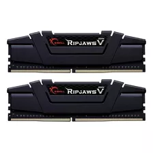 Memoria Ram Ripjaws V Gamer Color Negro 16gb 2 G.skill F4-3200c16d-16gvkb