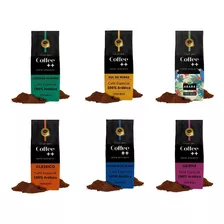 Kit 6 Cafés Especiais Torrado Moído Coffee Mais Variedades