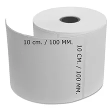 1 Rollo De Etiquetas Termicas Autoadhesivas 100x100. 500 Uni