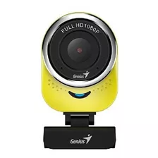 Cámara Web Genius Qcam 6000 Full Hd 30fps Color Amarillo