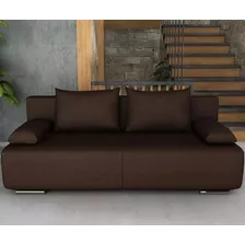 Sofa Cama 2 Plazas 2 Cuerpos Baul Living 