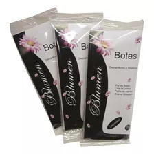 200 Kits Pedicure Descartável Bota Com Creme, Lixa, Palito