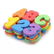 Juego De Números Y Letras Para Baño Agua Niños 3 Años+ 36pcs