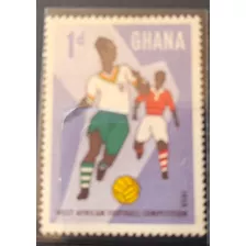 Sello Postal - Ghana - Campeonato De África Del Oeste 1959