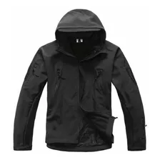 Campera Tactica Militar Travesia Caza Montaña Aventura Negro