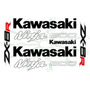 Calcomanias Kawasaki Ninja  Zx-6r 636  05 - 06 Plata Oro