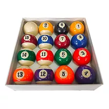 Set Juego Bolas De Billar Pool X16 Standard Carambola