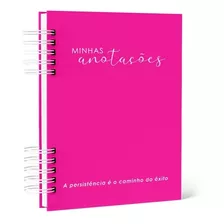 Caderno De Anotacoes 200 Paginas Colors | Pink Branco