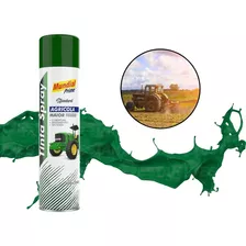 Tinta Spray Mundial Prime Máquinas Agrícolas Amarela 400ml Cor Verde