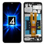 Tela Compatível A06 Com Aro Top + Brinde / Frontal Display Lcd Touch Módulo 4 Store Premium Preto
