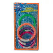 Aros Sumergibles X4 Juego Para La Pileta Buceo Vulcanita