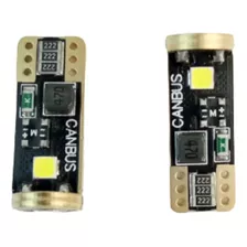 T10 Pellizco Canbus 3030 Smd Blanco El Mas Potente Par 