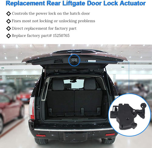 Actuador Cerradura Puerta Liftgate Para Chevy Gmc Cadillac Foto 4