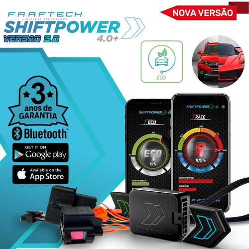 Chip Potencia Gas Pedal Acelerador Shiftpower 5.0 + Modo Eco