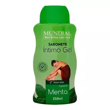 Kit Sabonete Líquido Íntimo Gel Menta - 250ml 12 Unidades