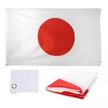 Bandeira Do Japão Cores Nítidas Resistente Duas Faces Grande