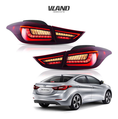 Stop Hyundai I35 2012 2016 Elantra Tubo Led+ Secuencial Giro Foto 2