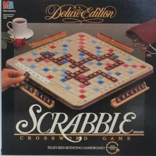 Scrabble Deluxe Con Mesa Giratoria Edición De