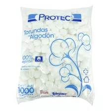 Torundas De Algodón 500g Con 1000 Bolitas Protec