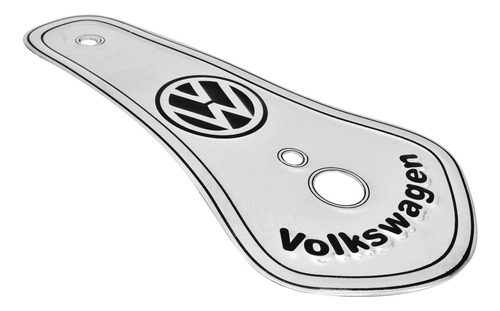 Pera Para Cofre Vw Sedan Vocho De Aluminio Logo Y Escudo Foto 8