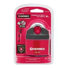 Hermex Candado De Seguridad Hierro 50mm 1 Un.