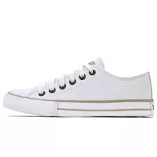 Zapatilla John Foos Eco Cuero Blanco Baja 182 All Night