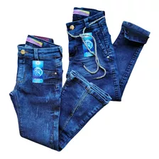 Kit Com 2 Calças Jeans Feminina Infantil 4 Ao 8 Anos.