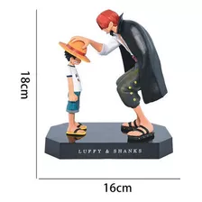 Boneco One Piece - Shanks E Luffy - Action Figure 18cm