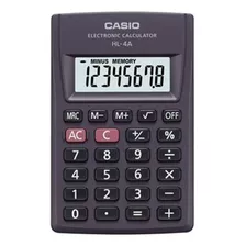 Calculadora Casio De Bolso Hl-4a-s4-dp 8 Digitos