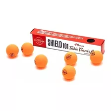 Set X 6pcs Bolas Pelotas Shield 101 Ping-pong 40mm